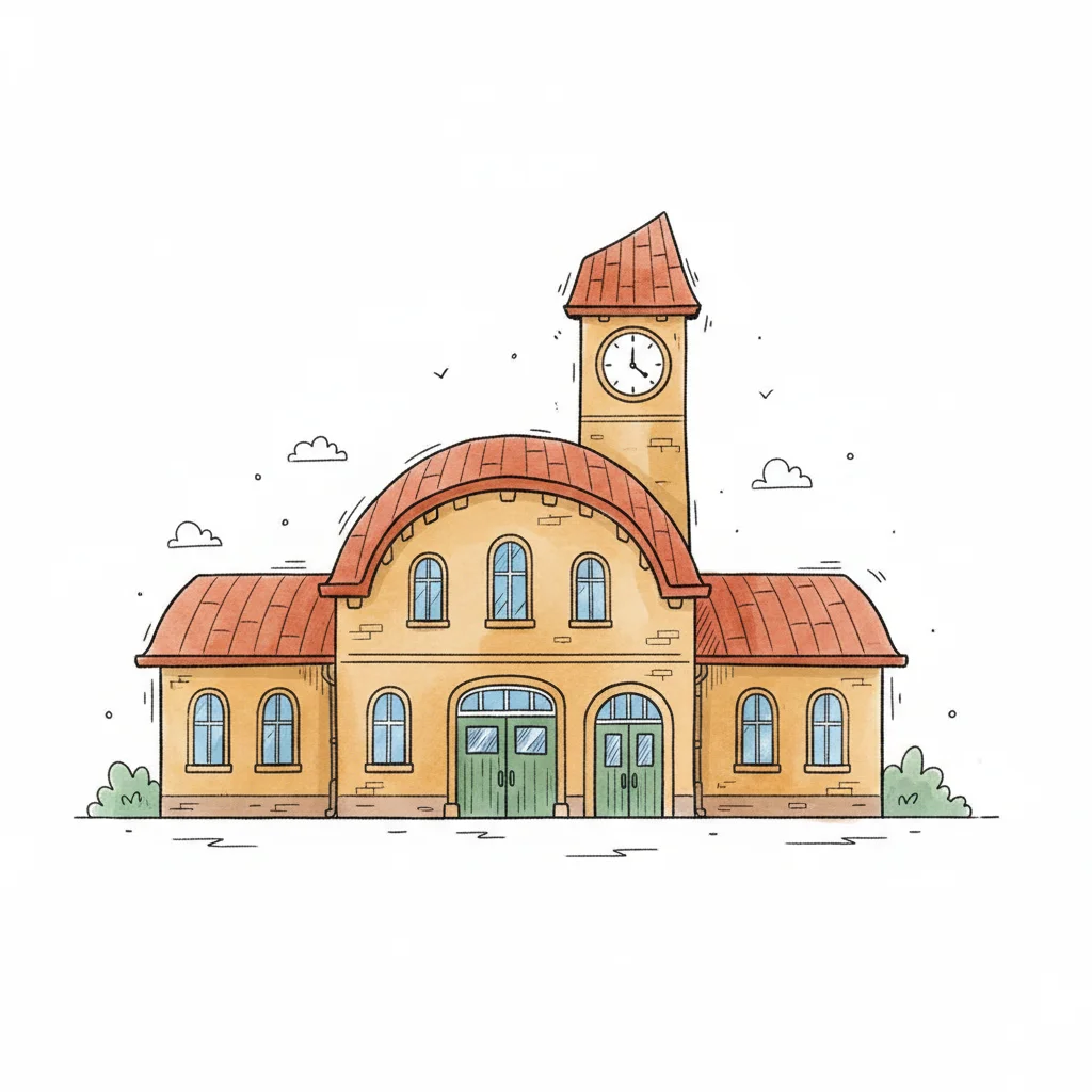Bild zu Bahnhof