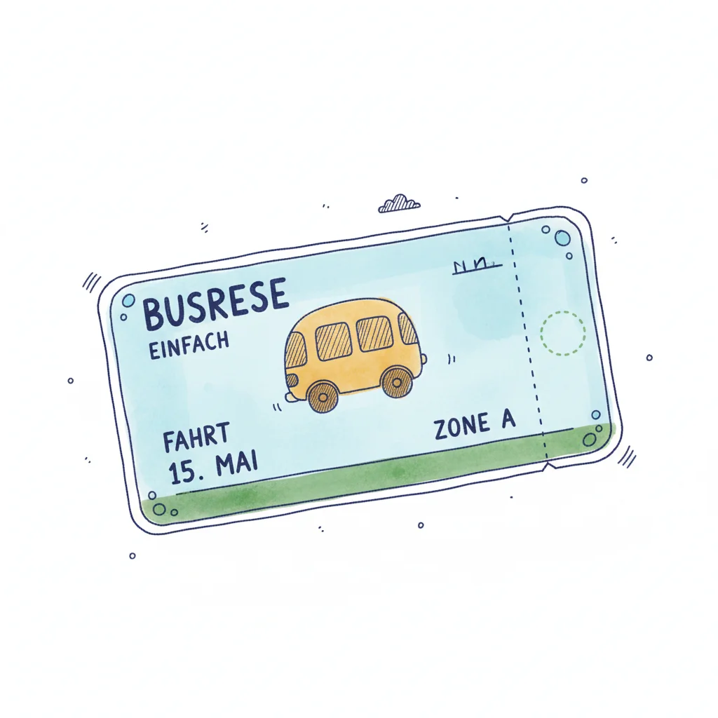 Bild zu Busfahrkarte
