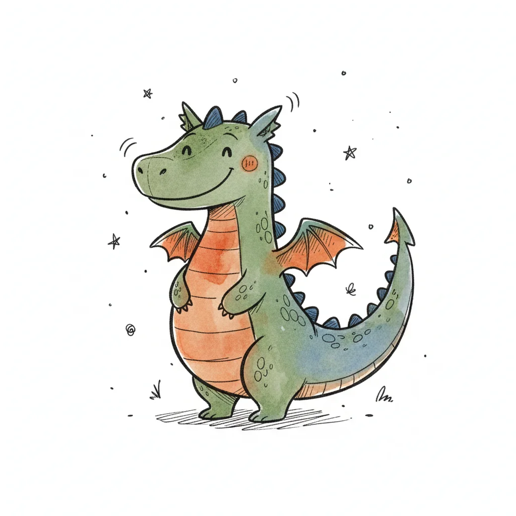 Bild zu Drache