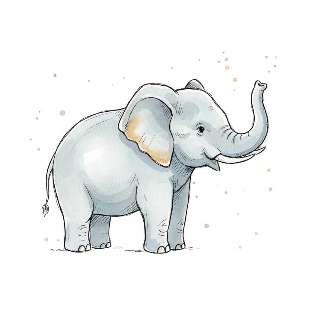 Bild zu Elefant