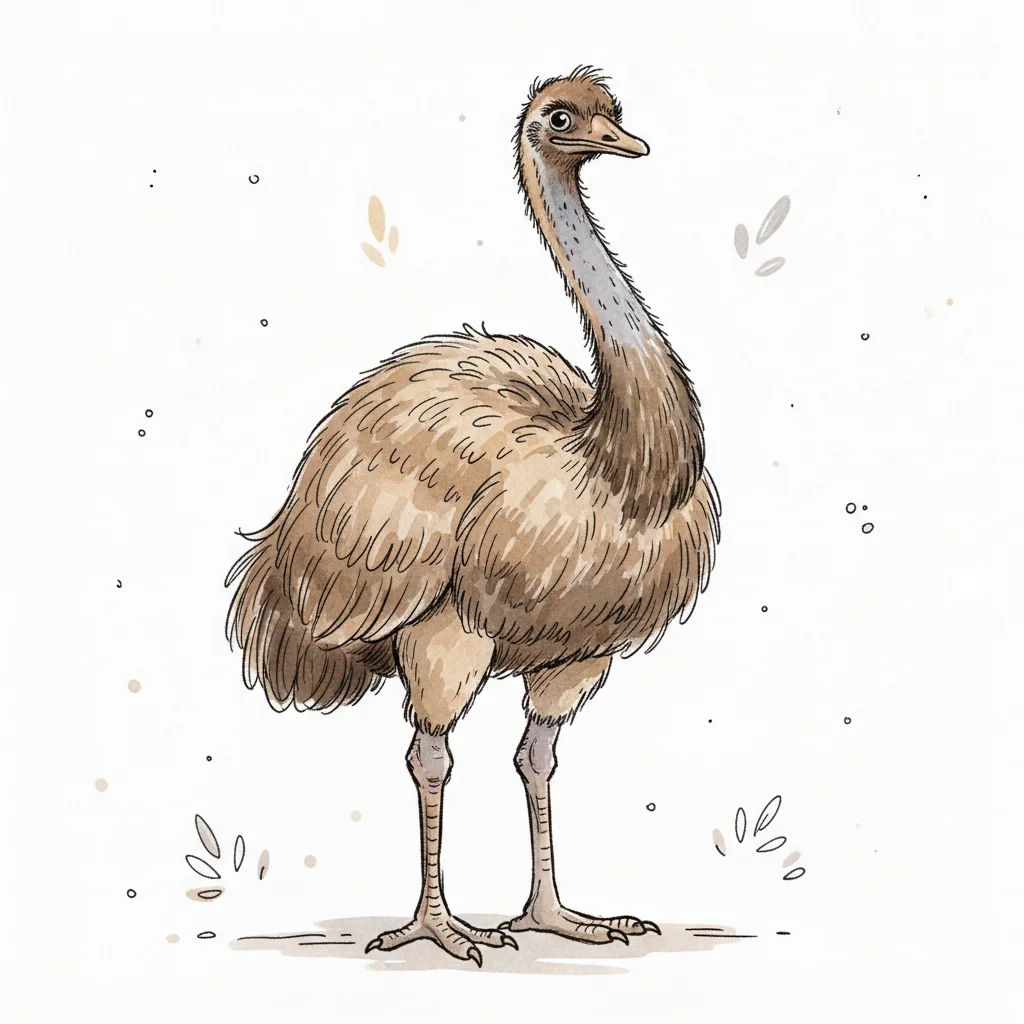 Bild zu Emu