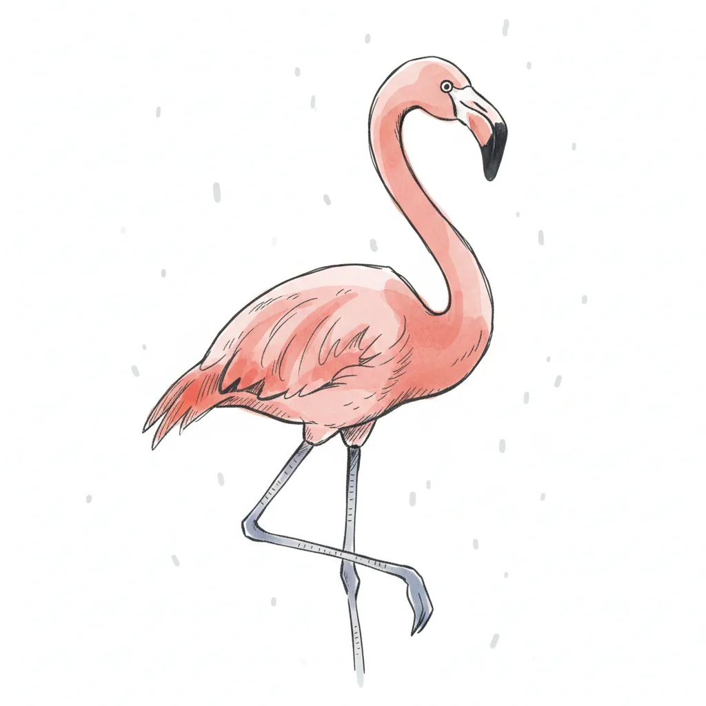 Bild zu Flamingo