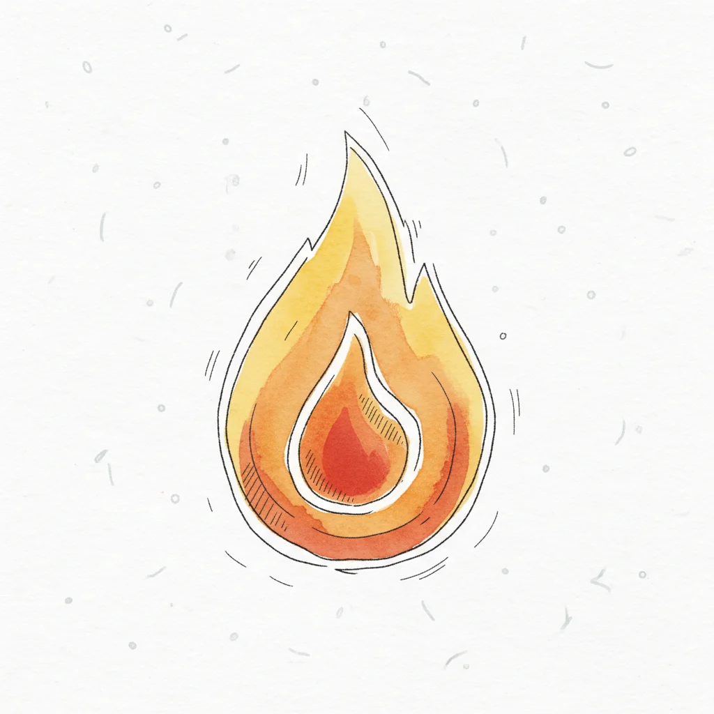 Bild zu Flamme