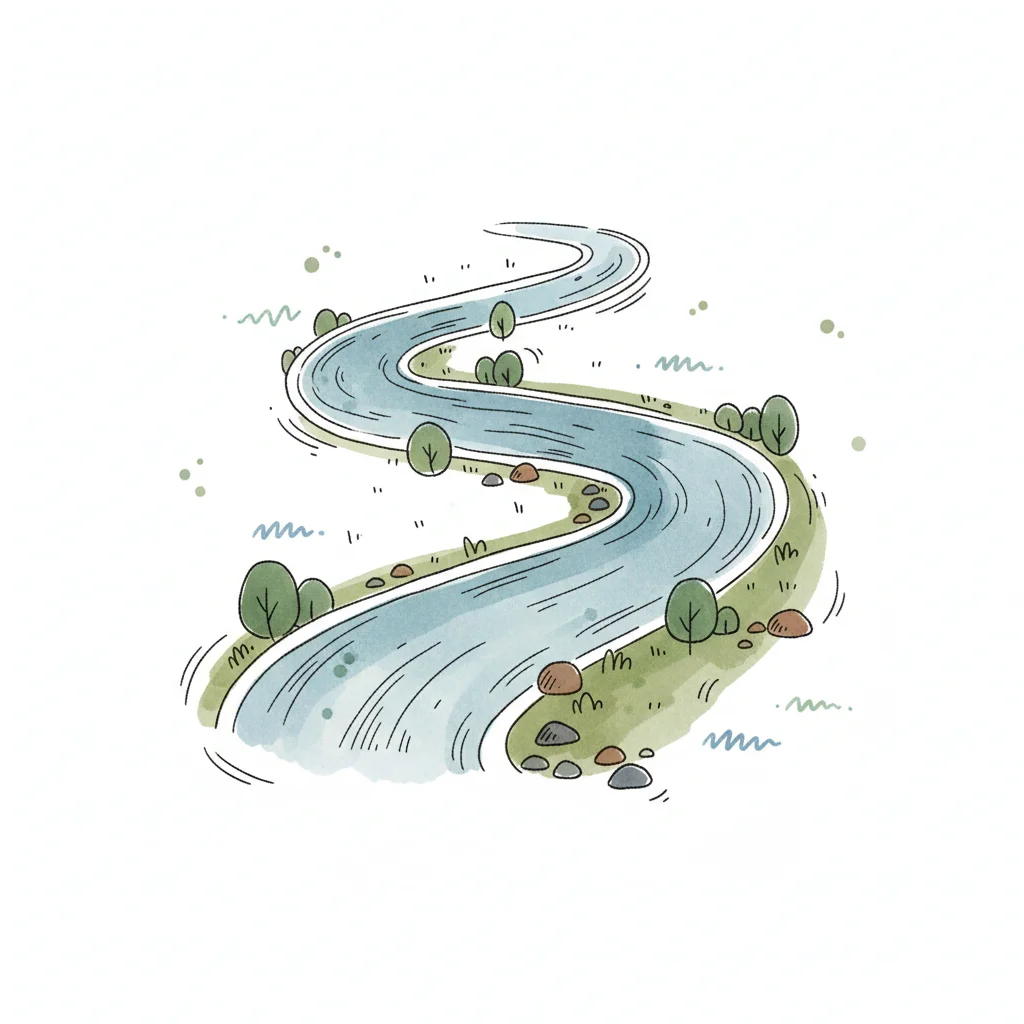 Bild zu Fluss