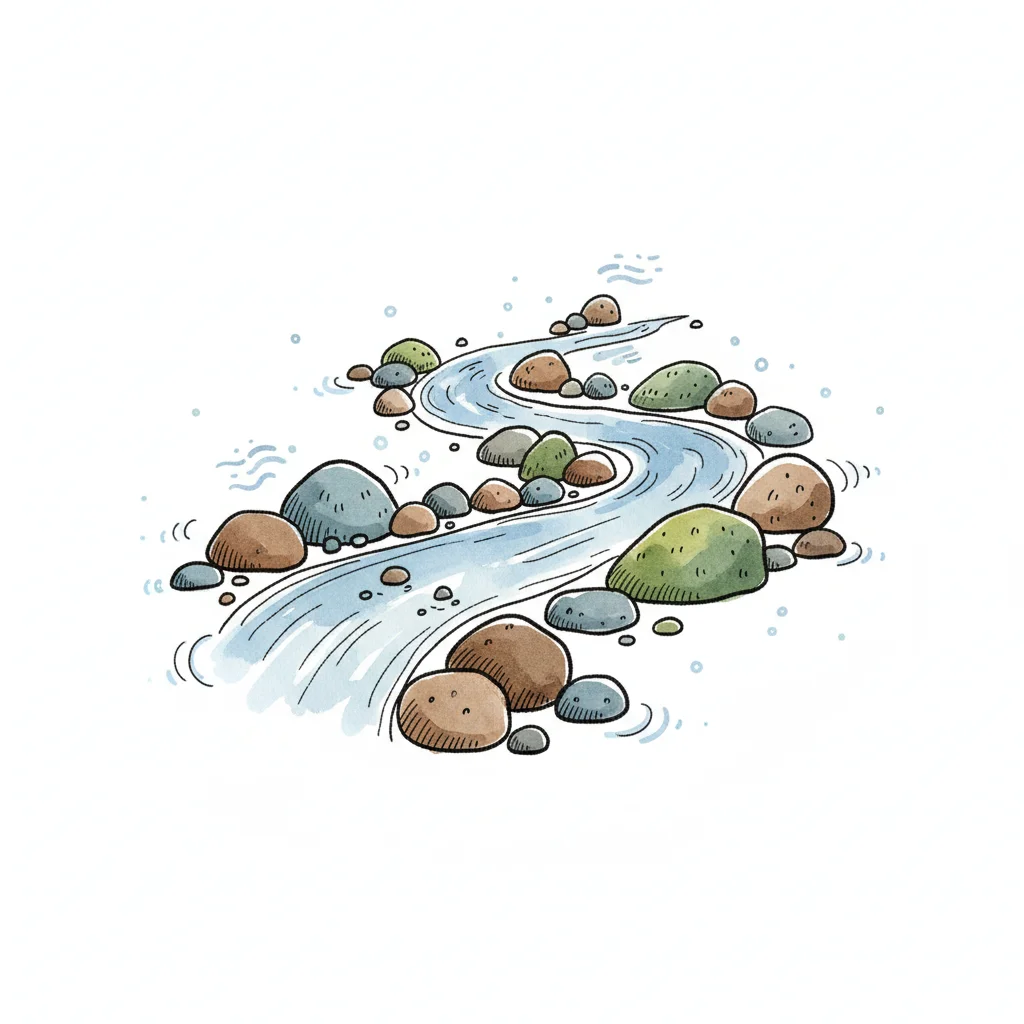 Bild zu Flussbett