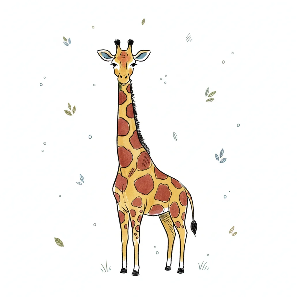 Bild zu Giraffe