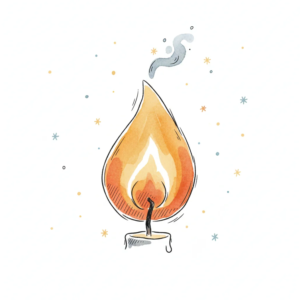 Bild zu Kerzenflamme