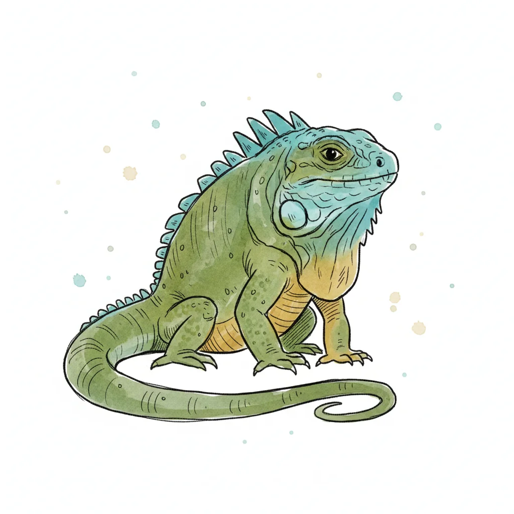 Bild zu Leguan