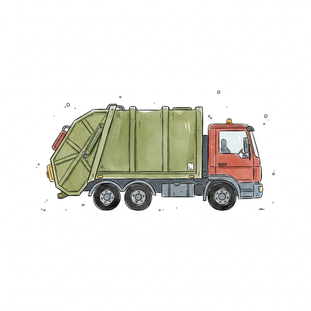 Bild zu Müllwagen