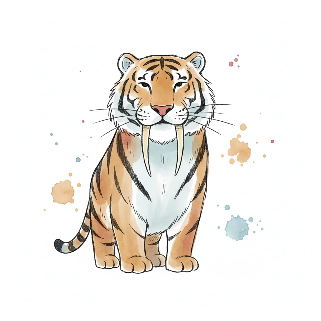 Bild zu Säbelzahntiger