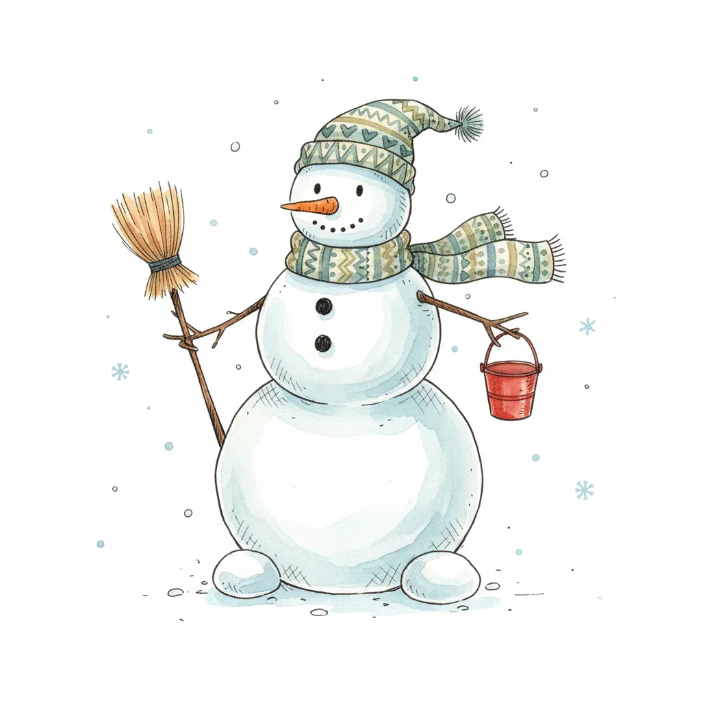 Bild zu Schneemann