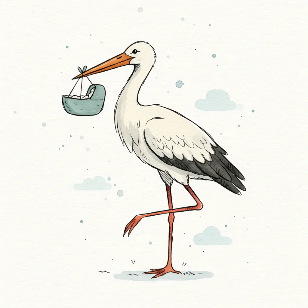 Bild zu Storch