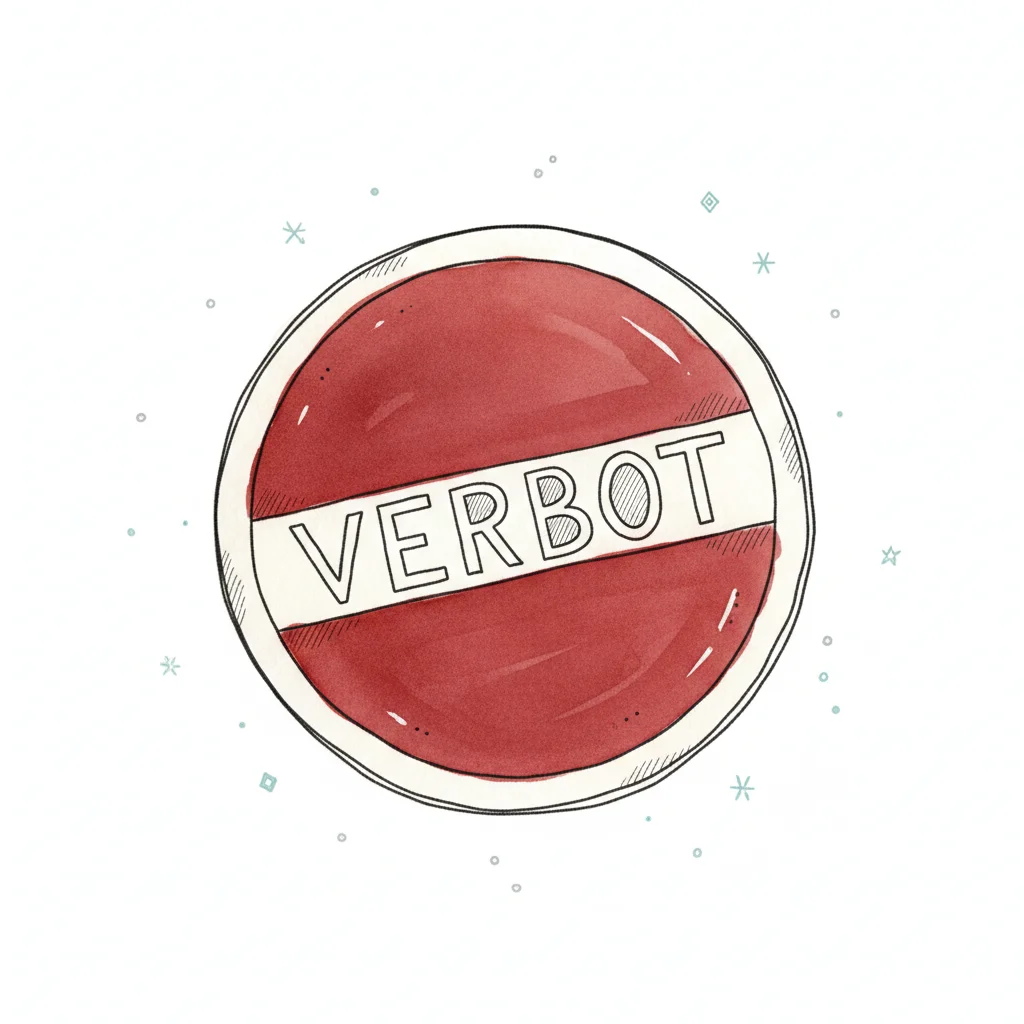 Bild zu Verbot