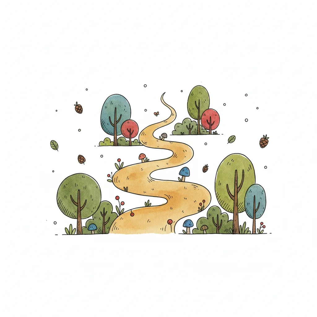 Bild zu Waldweg