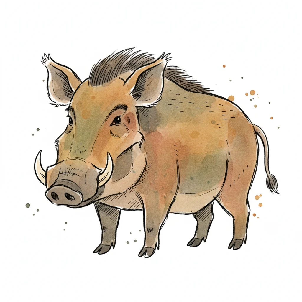 Bild zu Warzenschwein