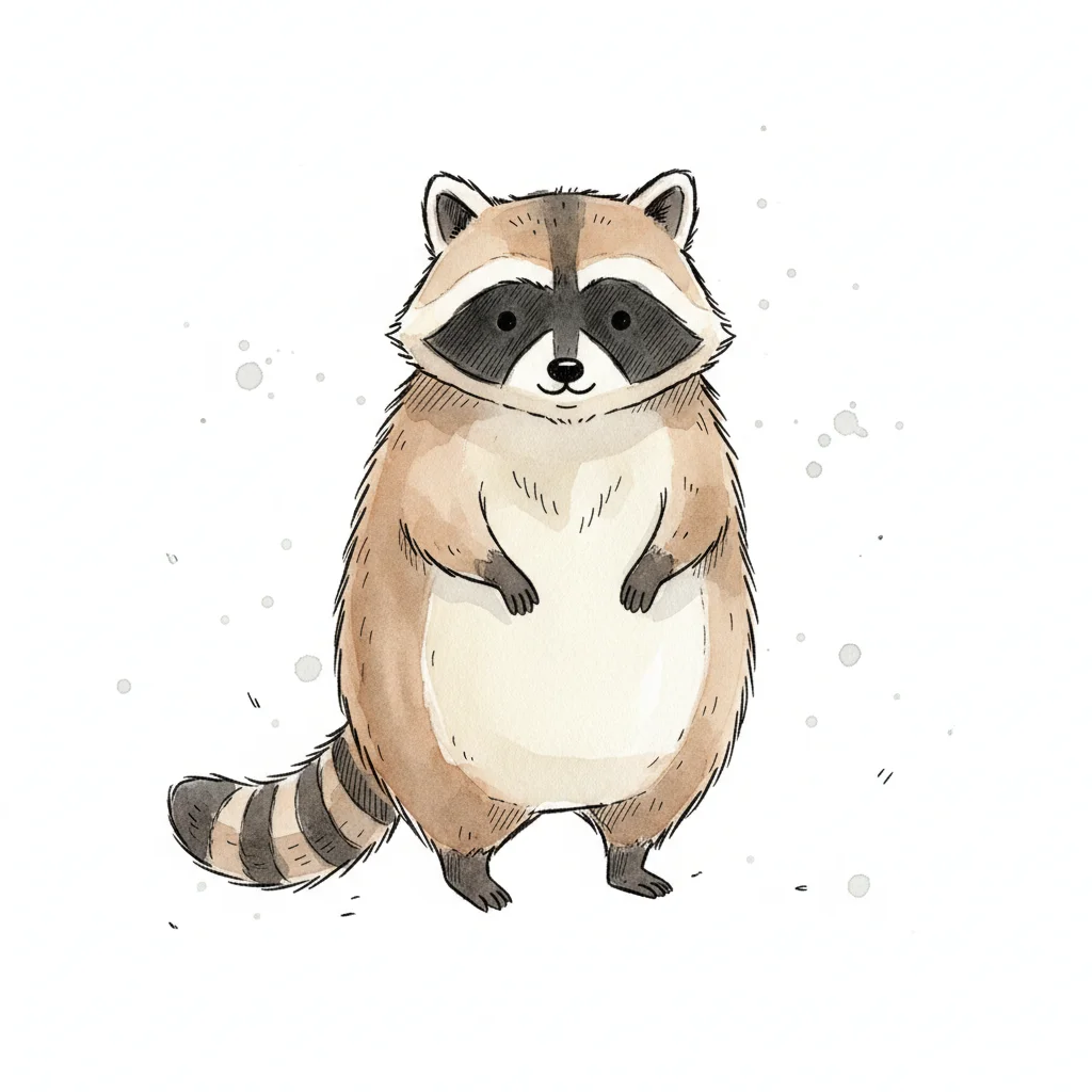 Bild zu Waschbär