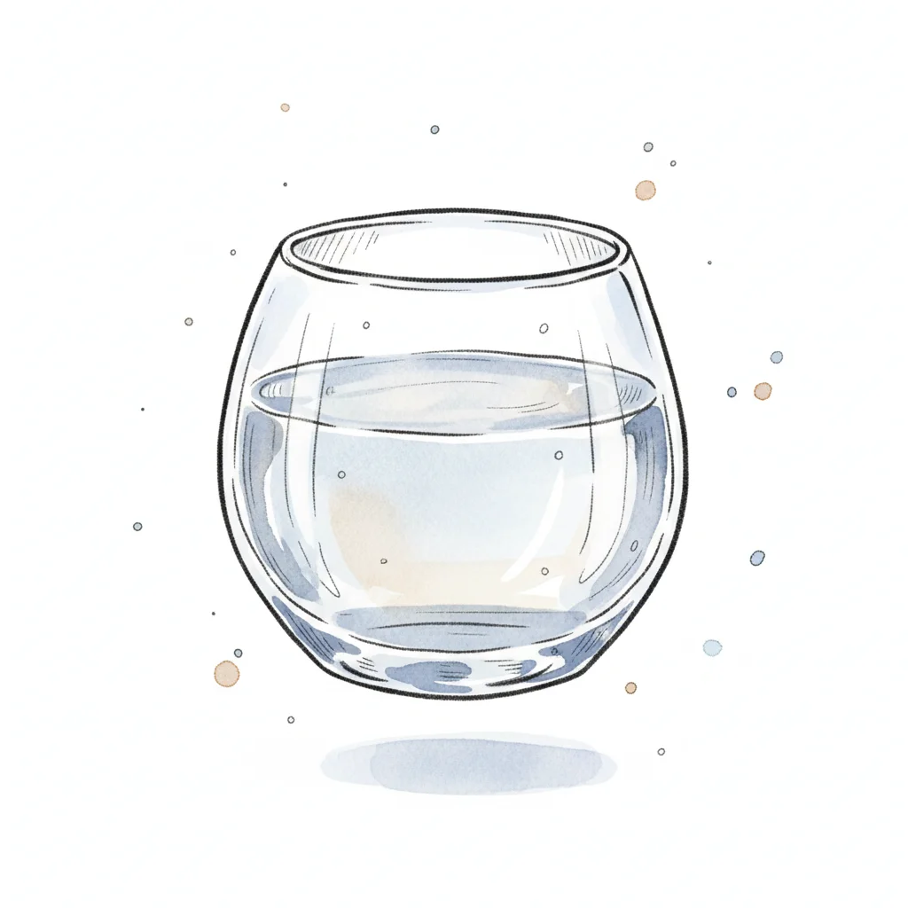 Bild zu Wasserglas