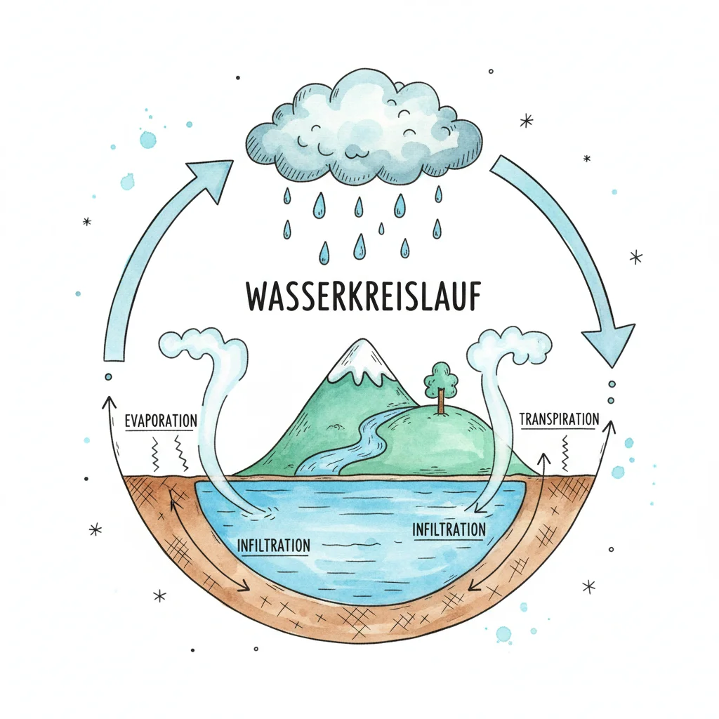 Bild zu Wasserkreislauf
