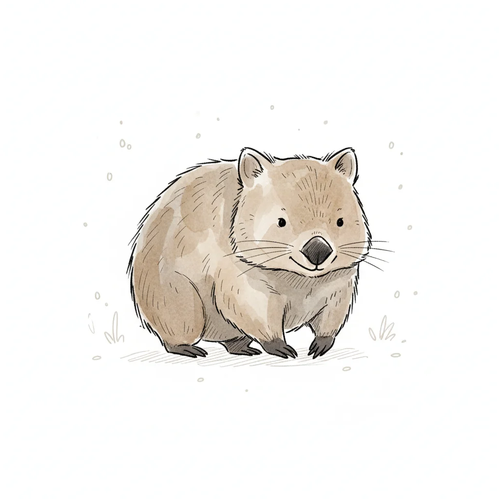 Bild zu Wombat