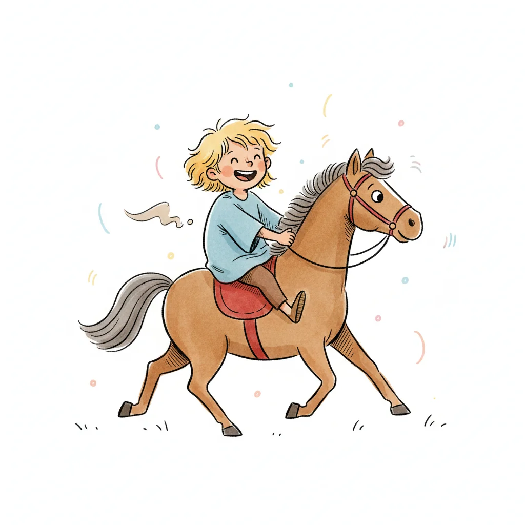 Bild zu reiten
